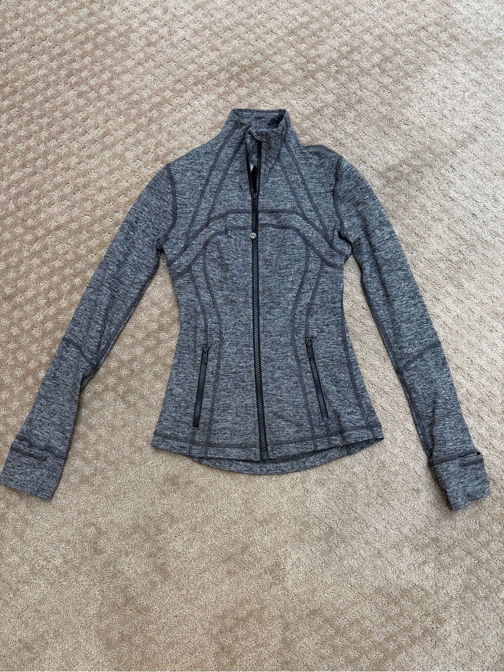 lululemon athletica define jacket- Heathered Gray Full-Zip